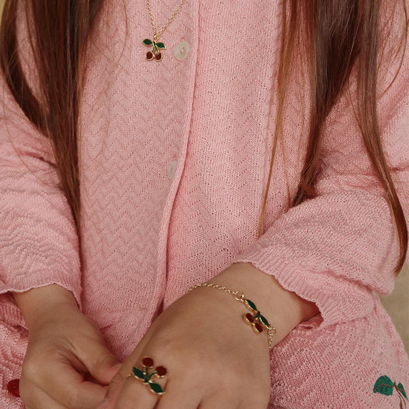 Konges Sløjd Schmuckset 'Bestie' Cherry Gold - Image 2