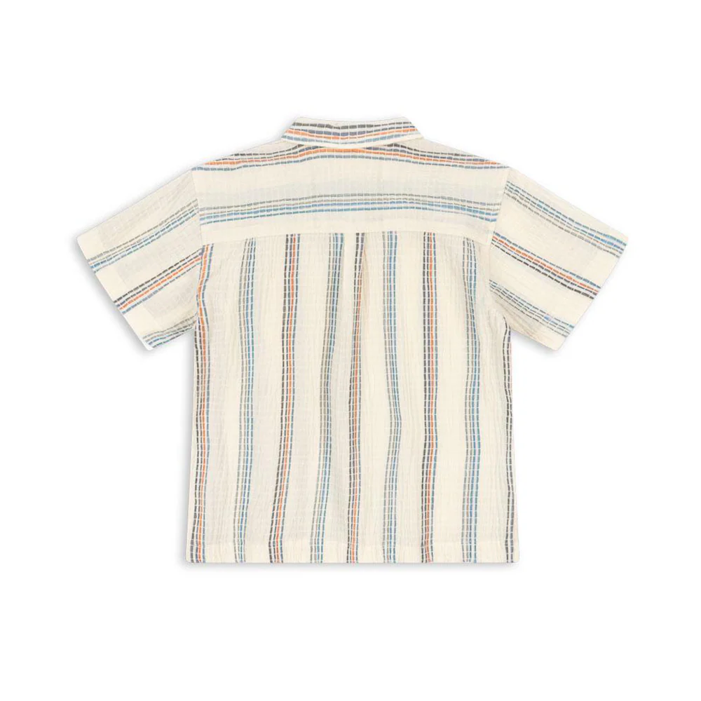 Konges Sløjd Seersucker Hemd 'Vincent' Antique White - Image 3