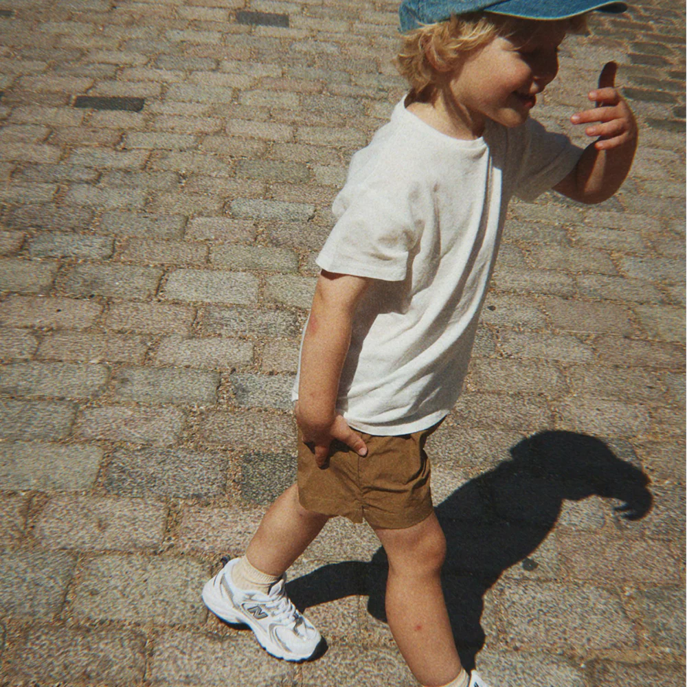 Konges Sløjd Shorts  2er-Set 'Acty' Pale Olive Green/Ermine - Image 2