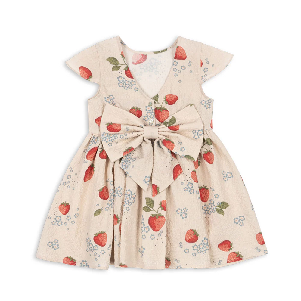 Konges Sløjd Sommerkleid 'Ava Bow' Marmelade Sun - Image 2