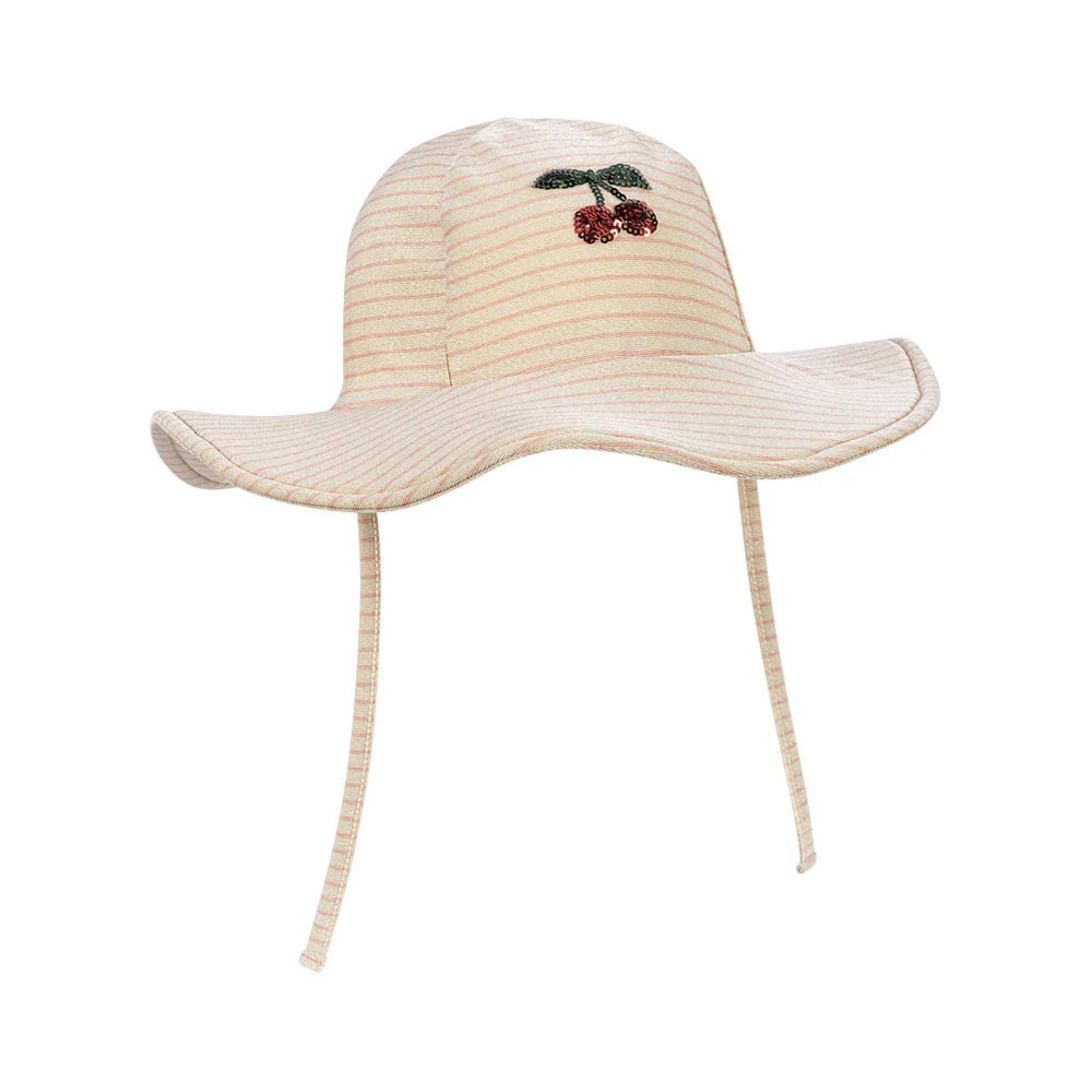 Konges Sløjd Sonnenhut zum Baden 'Jade' Rose Stripe - Image 2