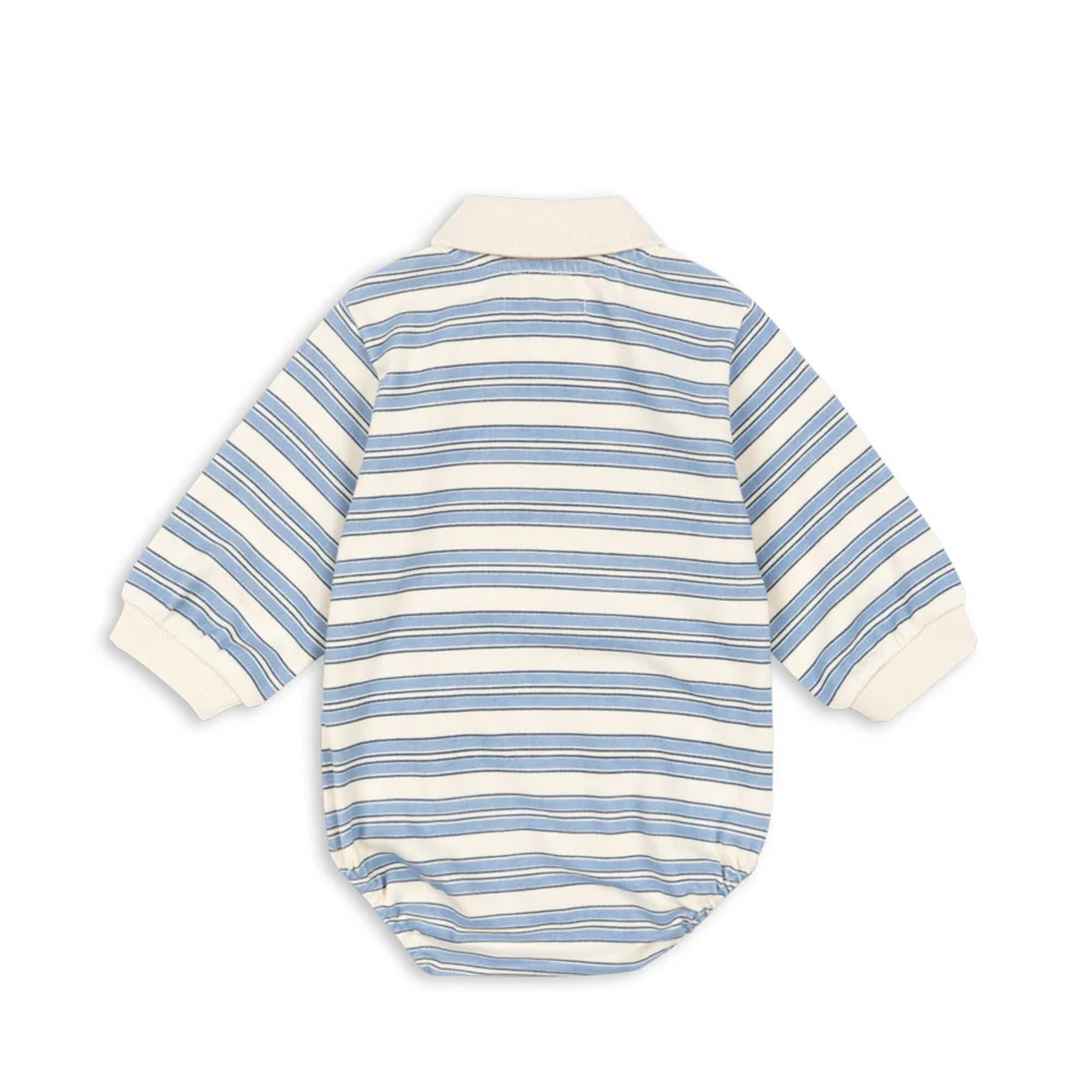 Konges Sløjd Strampler 'Spotty' Stripe Ciel - Image 2