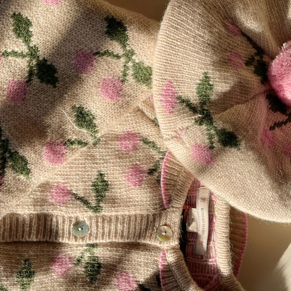 Konges Sløjd Strickcardigan 'Belou' Cherry - Image 2