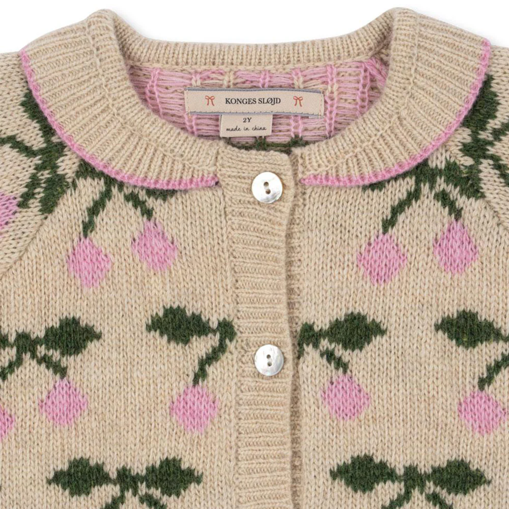 Konges Sløjd Strickcardigan 'Belou' Cherry - Image 3