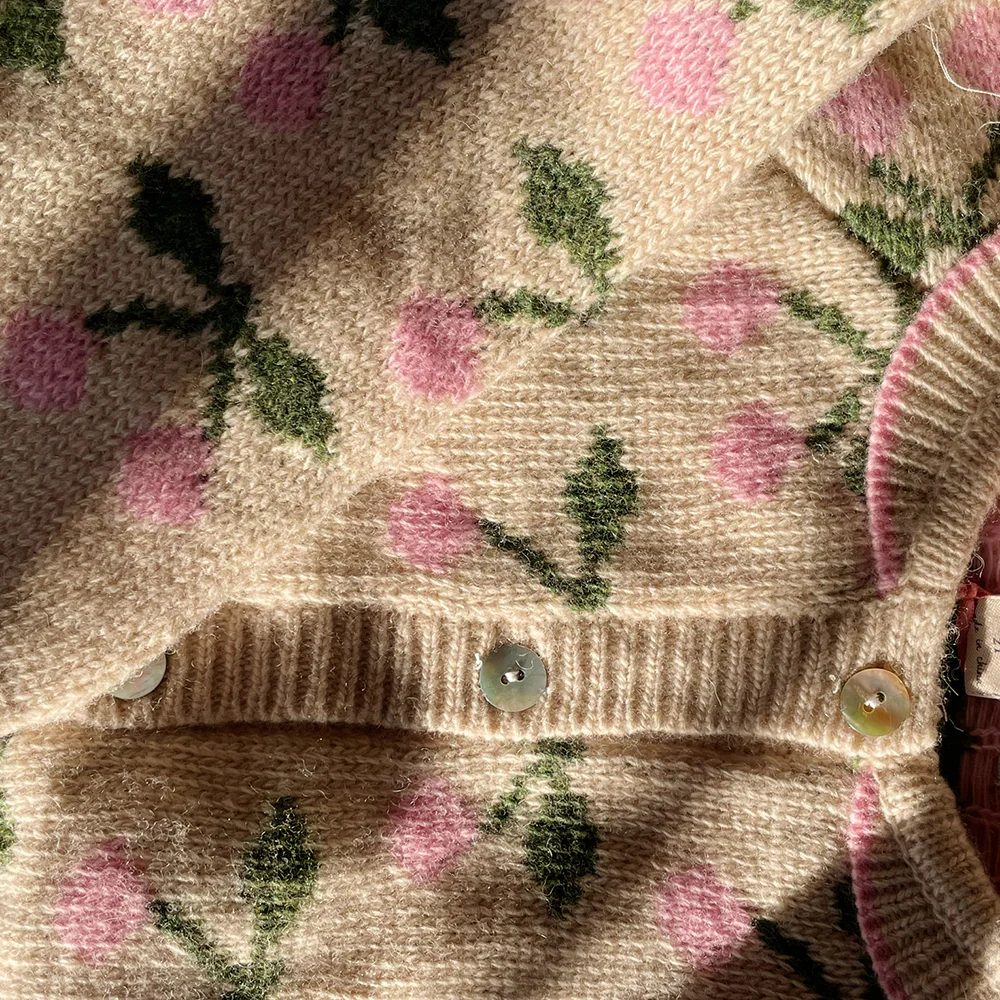 Konges Sløjd Strickcardigan 'Belou' Cherry - Image 4