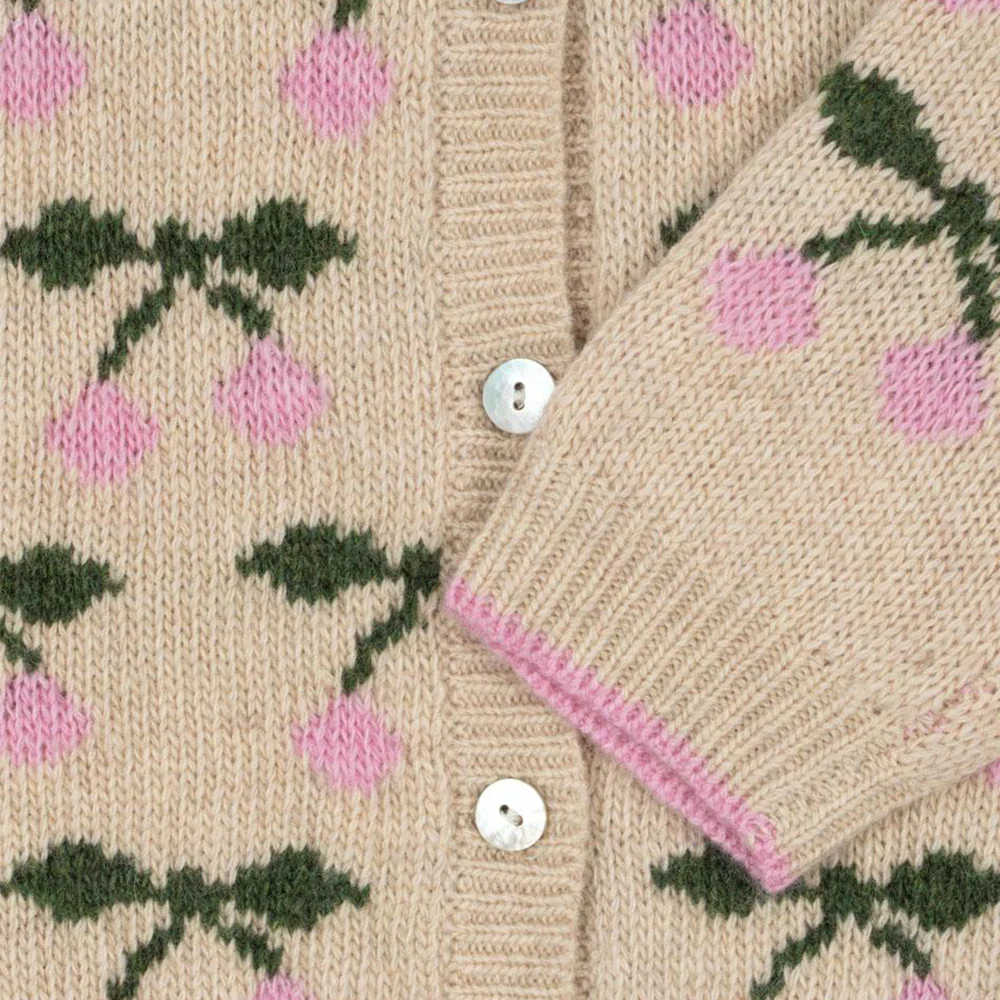 Konges Sløjd Strickcardigan 'Belou' Cherry - Image 5