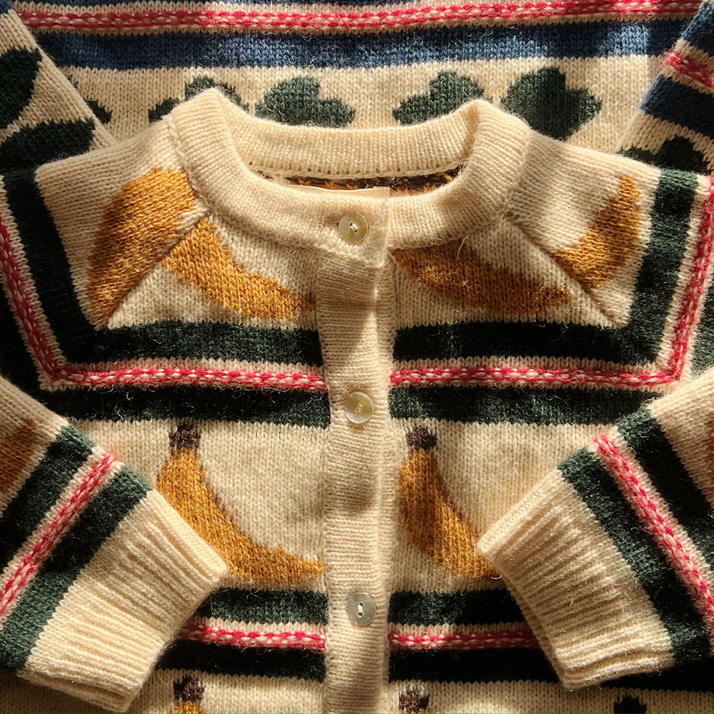 Konges Sløjd Strickcardigan 'Billie' Banana - Image 2