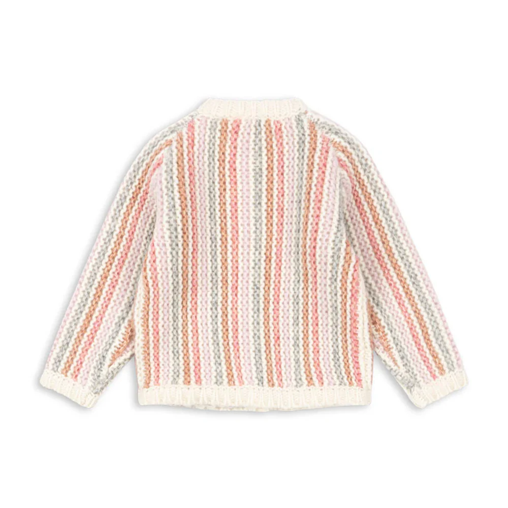Konges Sløjd Strickcardigan 'Kiri' Rose Stripe - Image 2