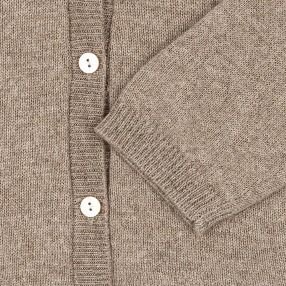 Konges Sløjd Strickcardigan 'Mattou' Light Brown - Image 3