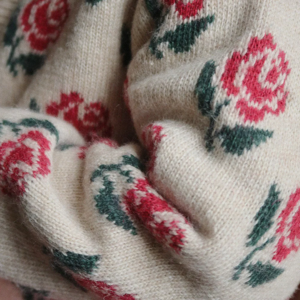 Konges Sløjd Strickcardigan mit Kragen 'Belou' Rose - Image 2