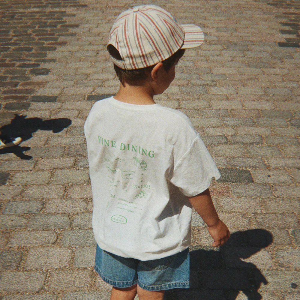 Konges Sløjd T-Shirt 'Era' Off White/Fine Dining - Image 2