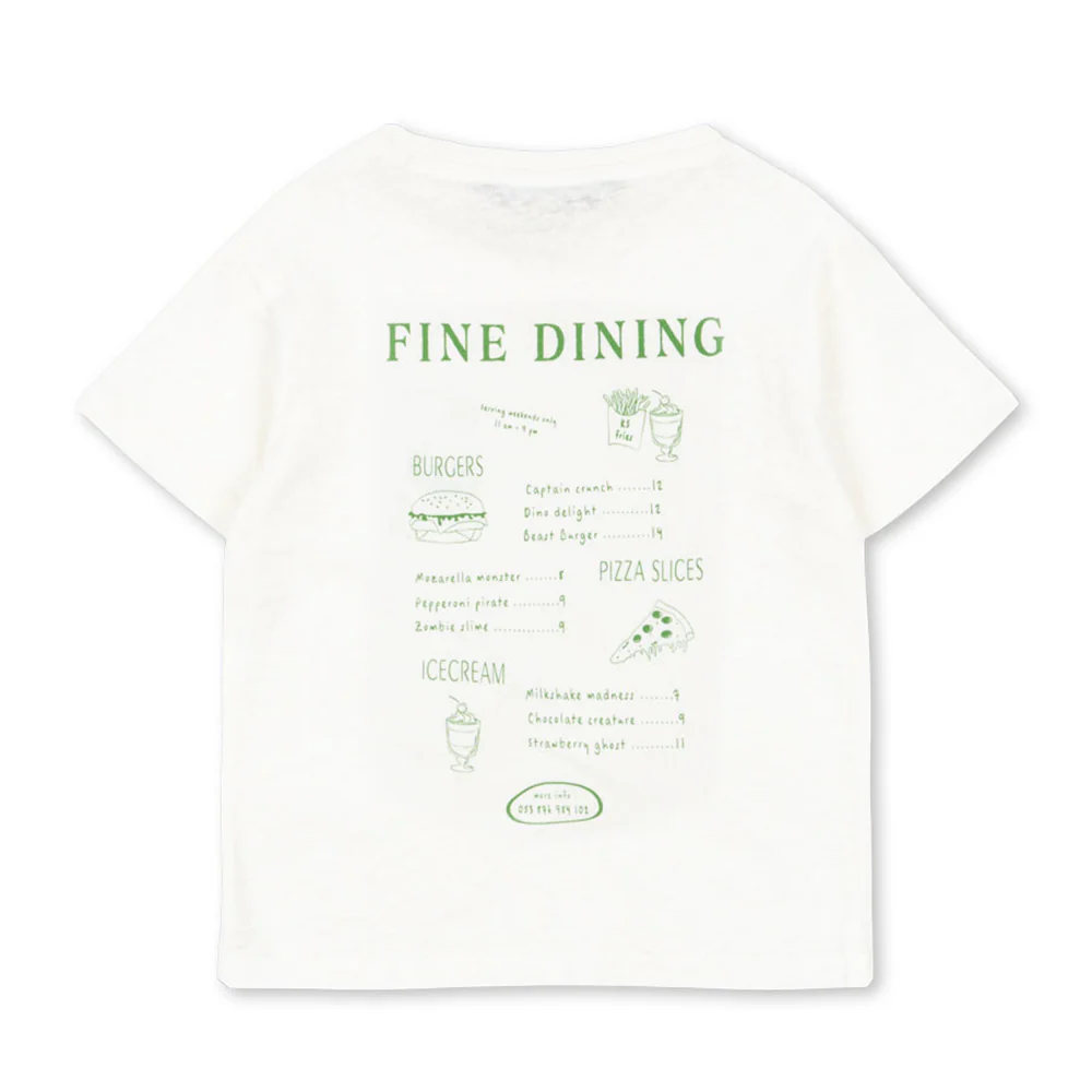 Konges Sløjd T-Shirt 'Era' Off White/Fine Dining - Image 3