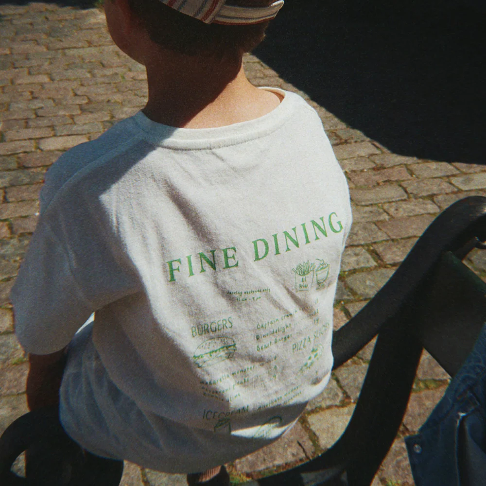 Konges Sløjd T-Shirt 'Era' Off White/Fine Dining - Image 5