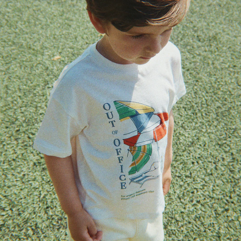 Konges Sløjd T-Shirt 'Famo' Antique White - Image 2