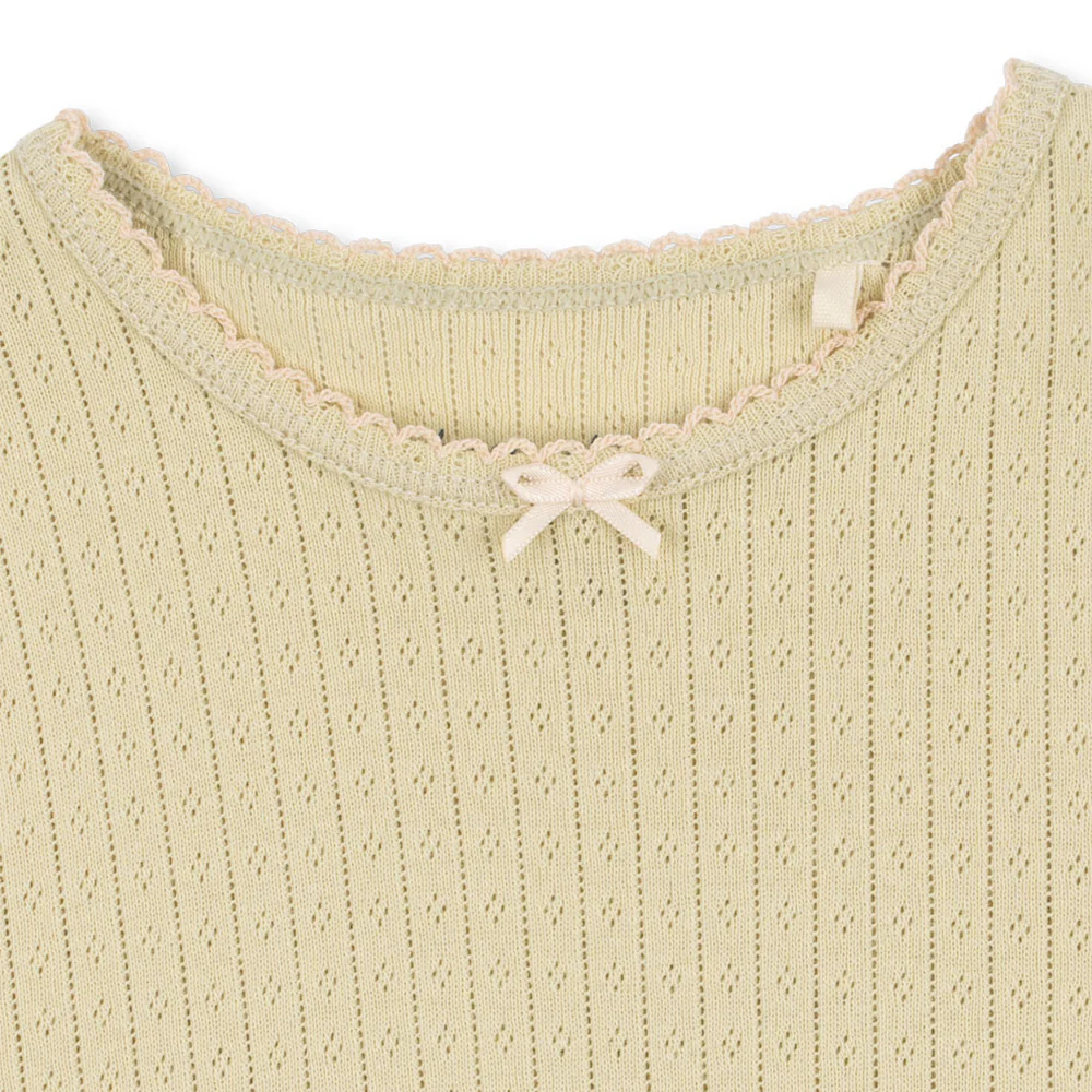 Konges Sløjd T-Shirt 'Minnie' Green Haze - Image 3