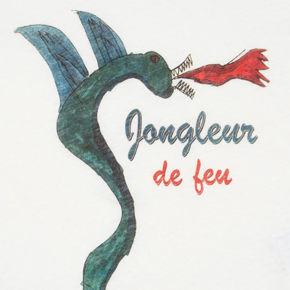 Konges Sløjd T-Shirt 'RHW X KS' Jongleur Antique White - Image 4