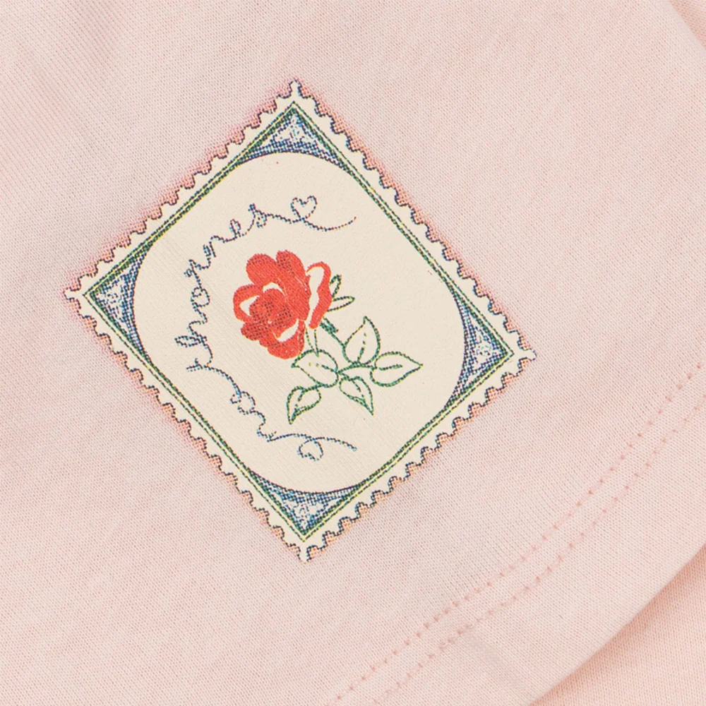 Konges Sløjd T-Shirt 'RHW X KS' Lettre Chalk Pink - Image 5