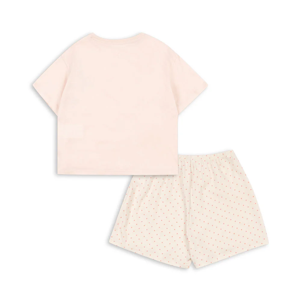 Konges Sløjd T-Shirt und Shorts 'Famo Box Fit' Pirouette Dot/Creole Pink - Image 3