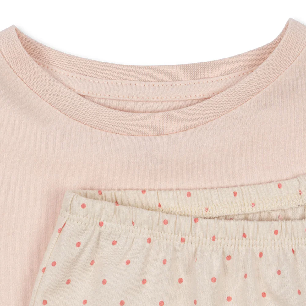 Konges Sløjd T-Shirt und Shorts 'Famo Box Fit' Pirouette Dot/Creole Pink - Image 4