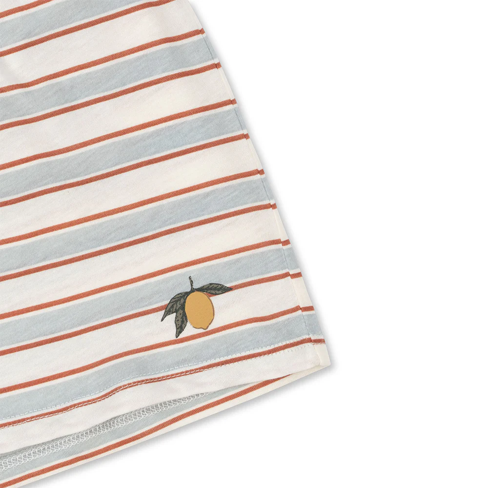 Konges Sløjd T-Shirt und Shorts 'Famo Set' Pearl Stripe - Image 5