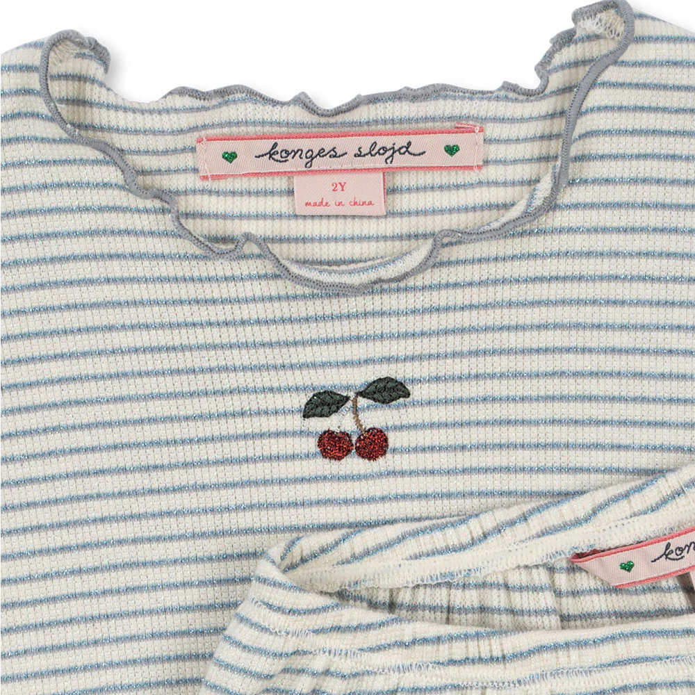 Konges Sløjd T-Shirt und Shorts 'Roli' Sleet Stripe - Image 3