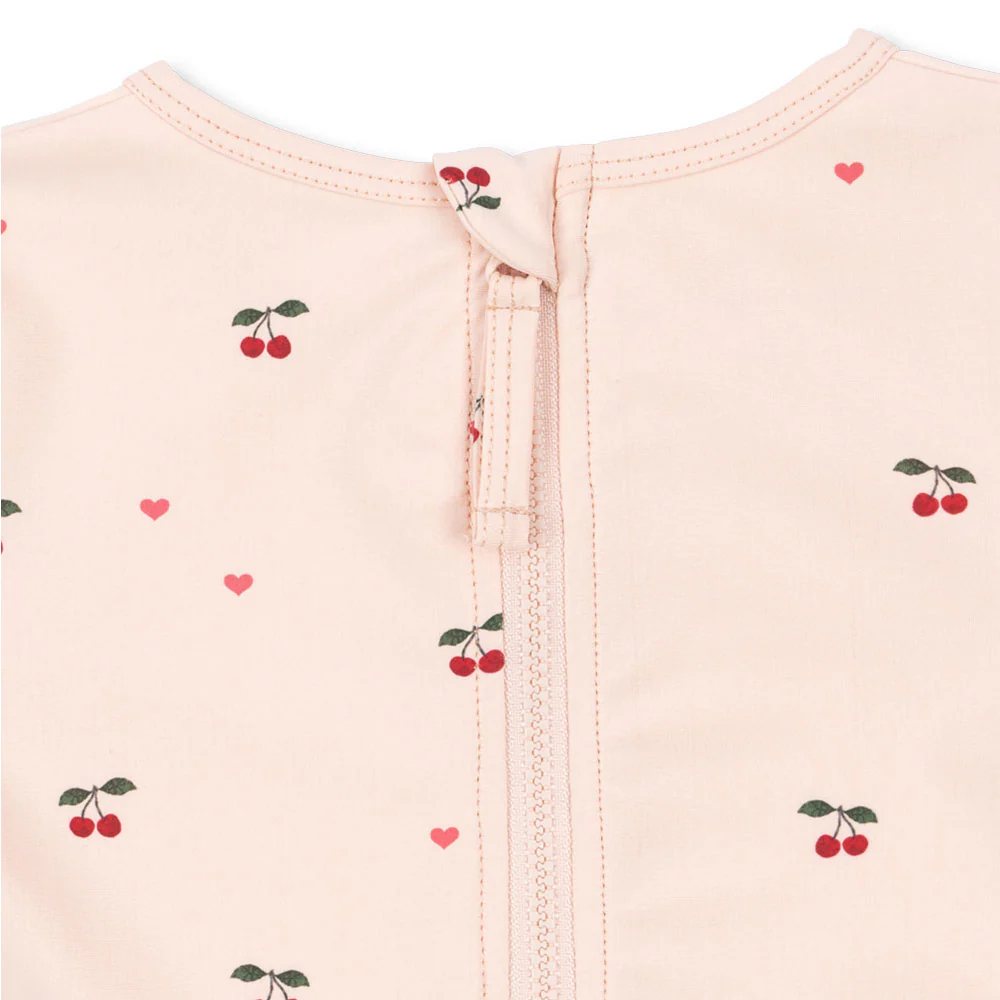 Konges Sløjd UV-Badeanzug 'Merle' Cherry Coeur Rose - Image 2