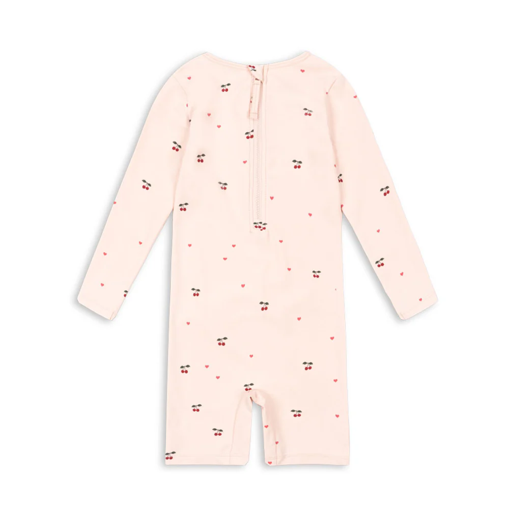 Konges Sløjd UV-Badeanzug 'Merle' Cherry Coeur Rose - Image 3