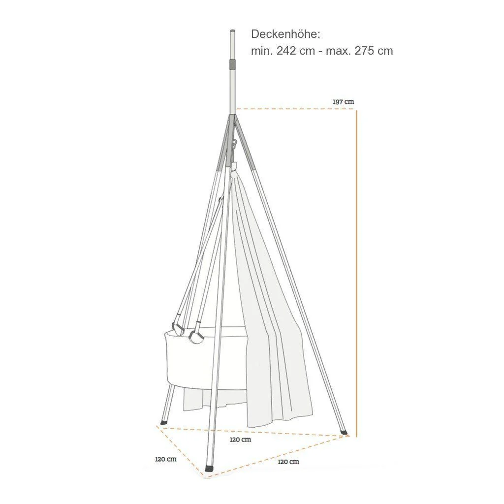 Leander Classic  Stativ für Wiege  Weiss/Alu - Image 6