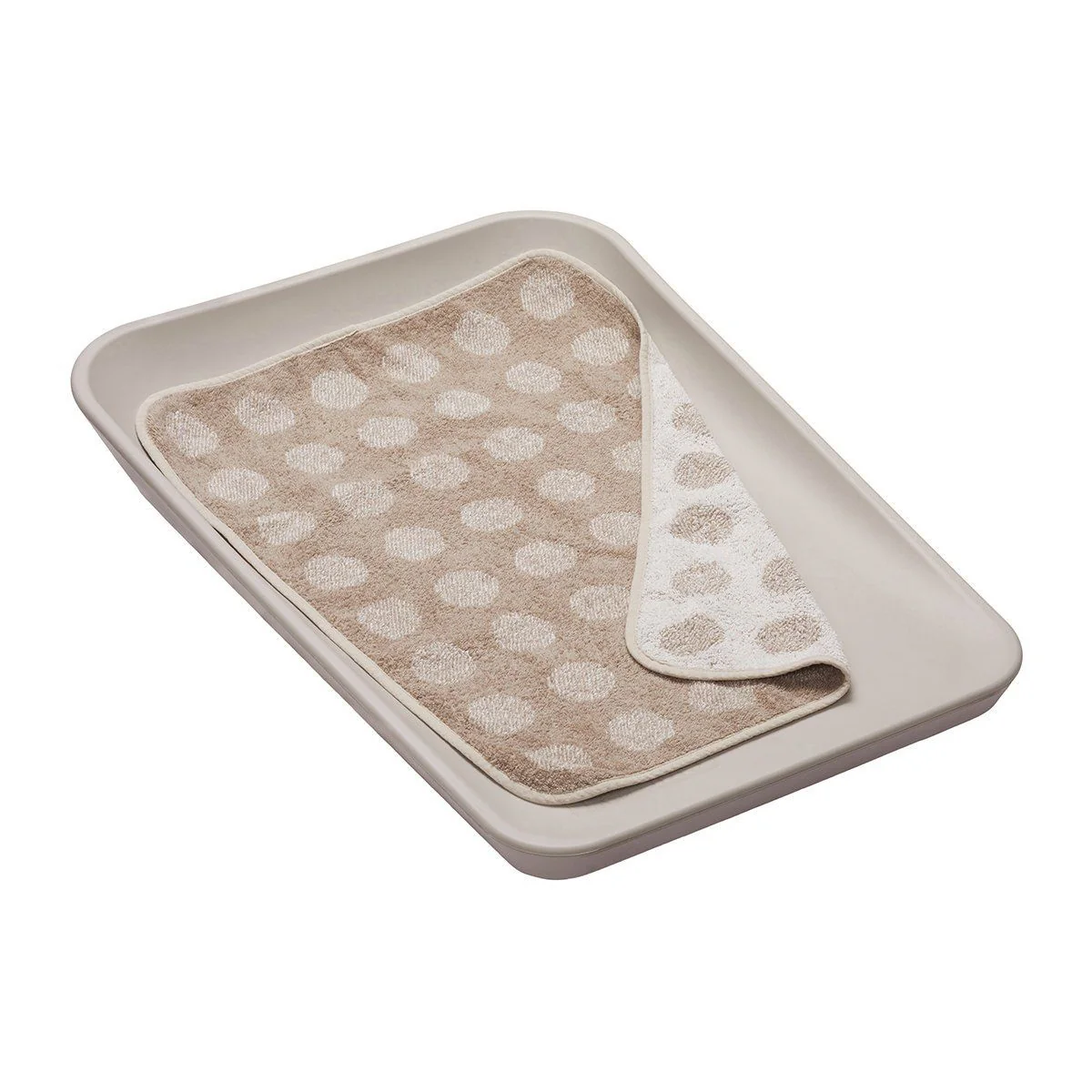 Leander  Matty Topper Bio-Baumwolle für Wickelkissen  Cappuccino - Image 3