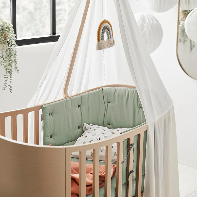 Leander Classic  Nestchen Bio-Baumwolle  Sage Green - Image 3