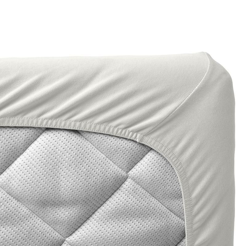 Leander  Fixleintuch Bio-Baumwolle 2er-Pack Babybett 60 x 120 cm  Snow - Image 5
