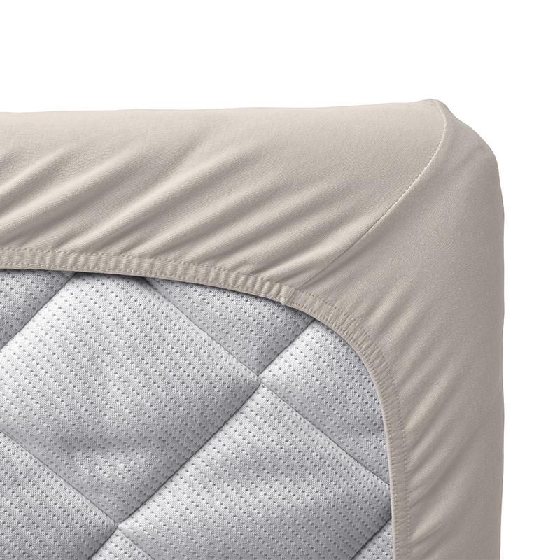 Leander  Fixleintuch Bio-Baumwolle 2er-Pack Juniorbett 70 x 140 cm  Cappuccino - Image 5