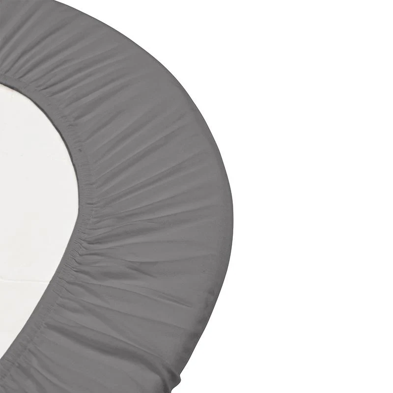Leander  Fixleintuch Bio-Baumwolle 2er-Pack Juniorbett 70x 140 cm  Cool grey - Image 3