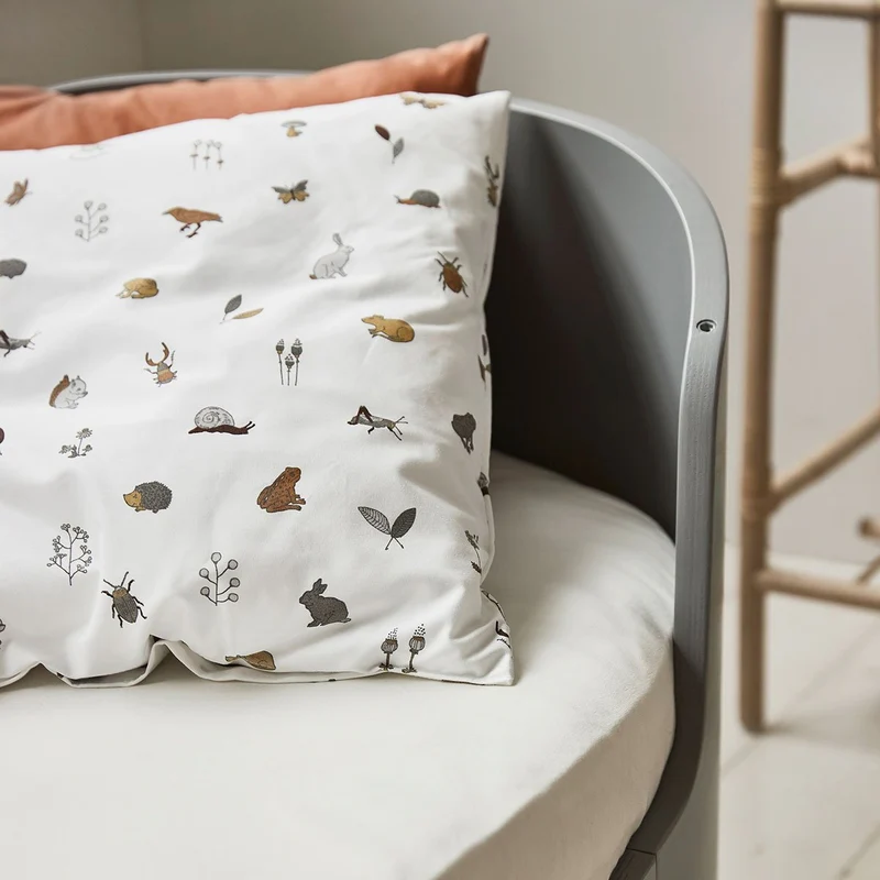 Leander  Fixleintuch Bio-Baumwolle 2er-Pack Juniorbett 70 x 140 cm  Snow - Image 4
