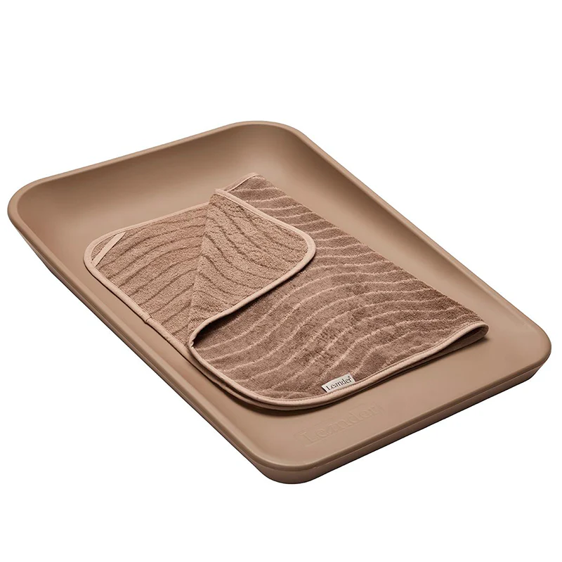 Leander  Matty Topper Bio-Baumwolle 'Woodland' für Wickelkissen Clay - Image 3
