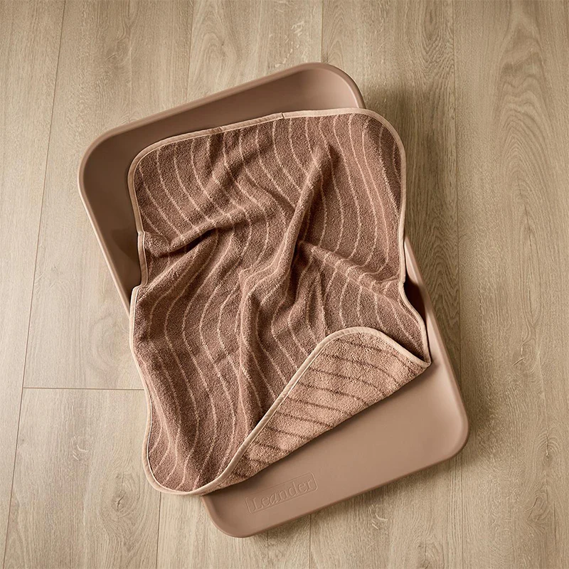 Leander  Matty Topper Bio-Baumwolle 'Woodland' für Wickelkissen Clay - Image 4