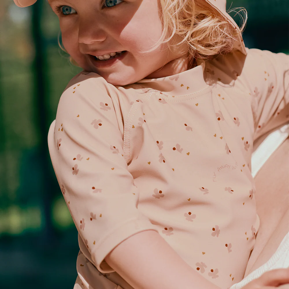 Liewood Baby Bade-Jumpsuit 'Thor' Mini Butterfly/Apple Blossom - Image 2
