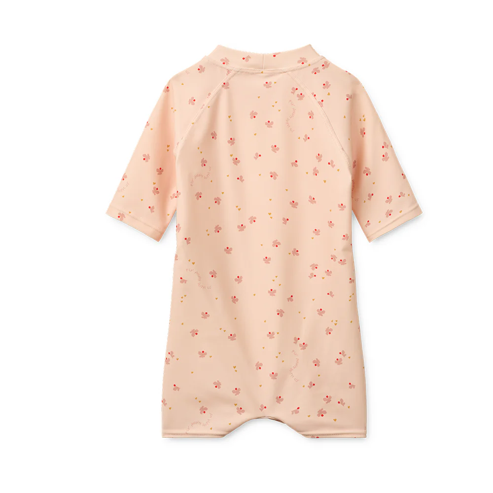 Liewood Baby Bade-Jumpsuit 'Thor' Mini Butterfly/Apple Blossom - Image 3