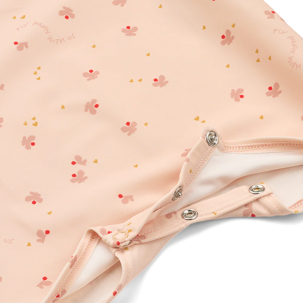 Liewood Baby Bade-Jumpsuit 'Thor' Mini Butterfly/Apple Blossom - Image 4