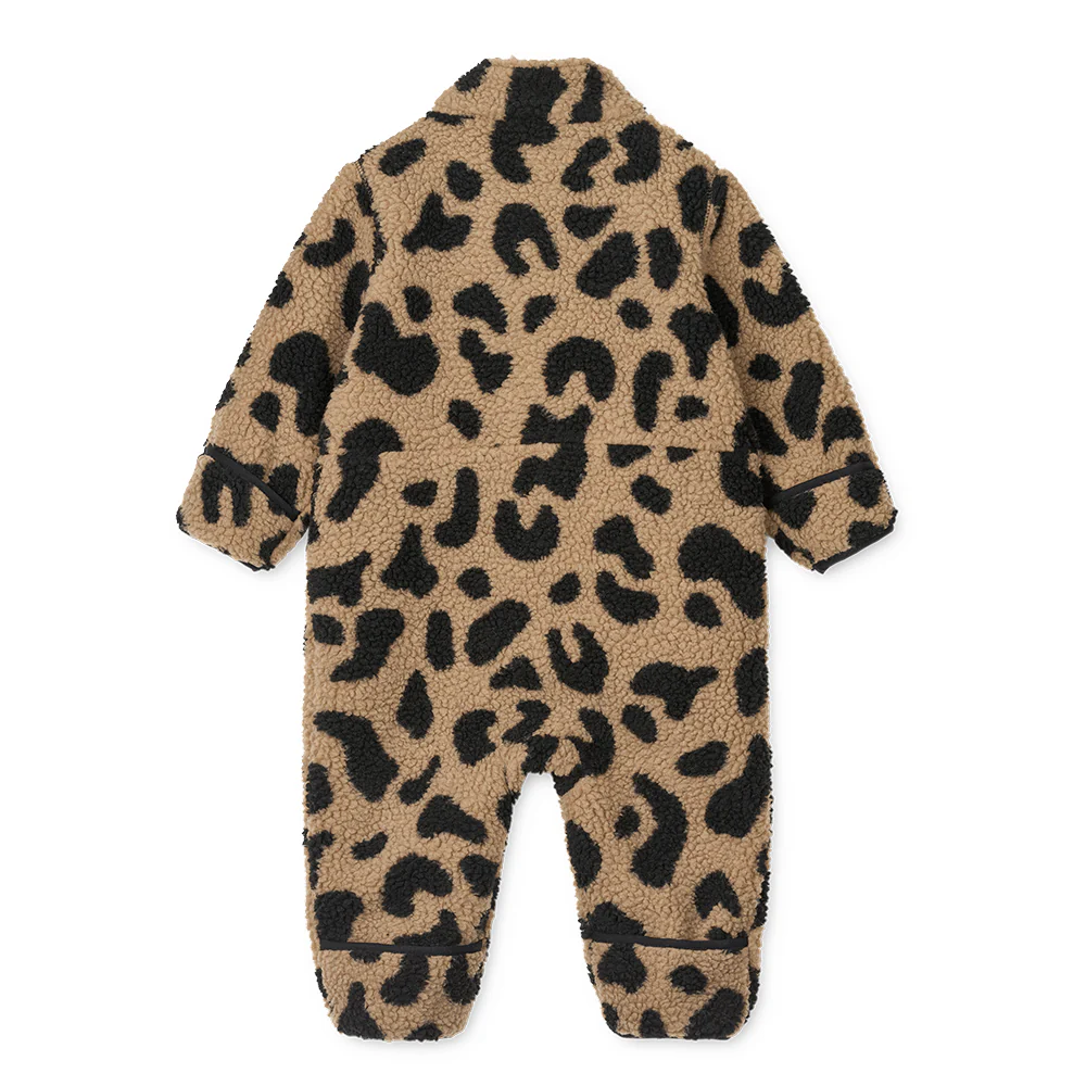 Liewood Baby Overall 'Nolano' Mega Leo/Oat Mix - Image 3