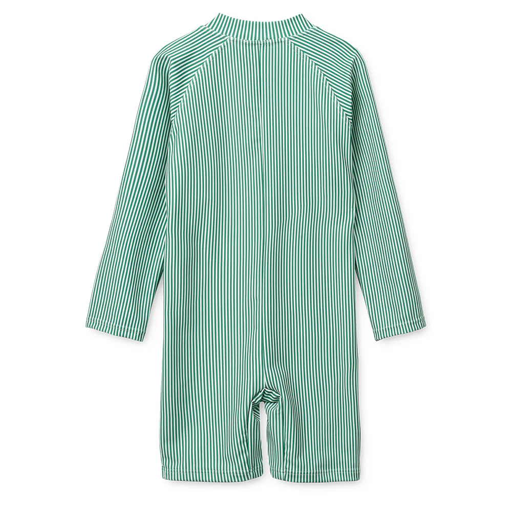 Liewood Baby UV-Bade-Jumpsuit 'Max' Bright Garden/Creme de la Creme - Image 3