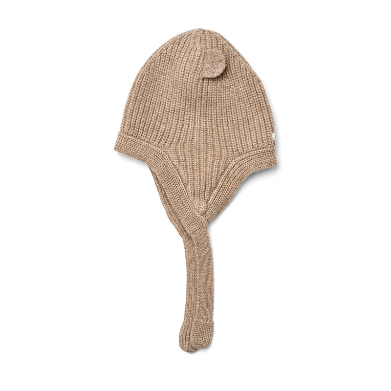 Liewood  Baby Wollstrickmütze 'Aviana' Oat Melange - Image 3