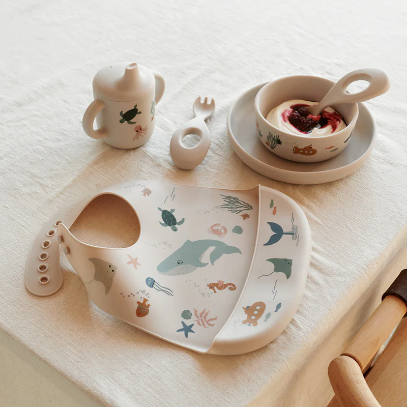 Liewood  Babygeschirr Set 'Ryle' Sea Creature/Sandy - Image 2