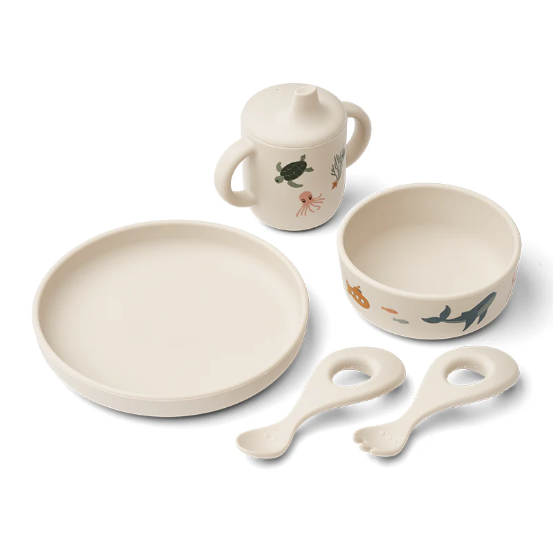 Liewood  Babygeschirr Set 'Ryle' Sea Creature/Sandy - Image 3