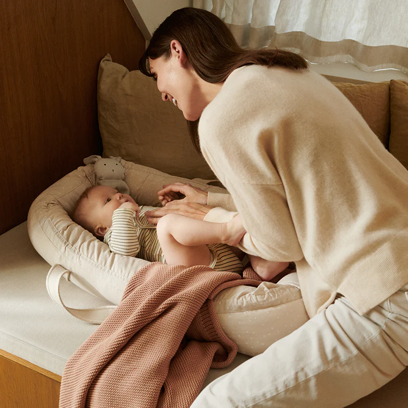 Liewood Babynest 'Gro' Confetti/Sandy - Image 2