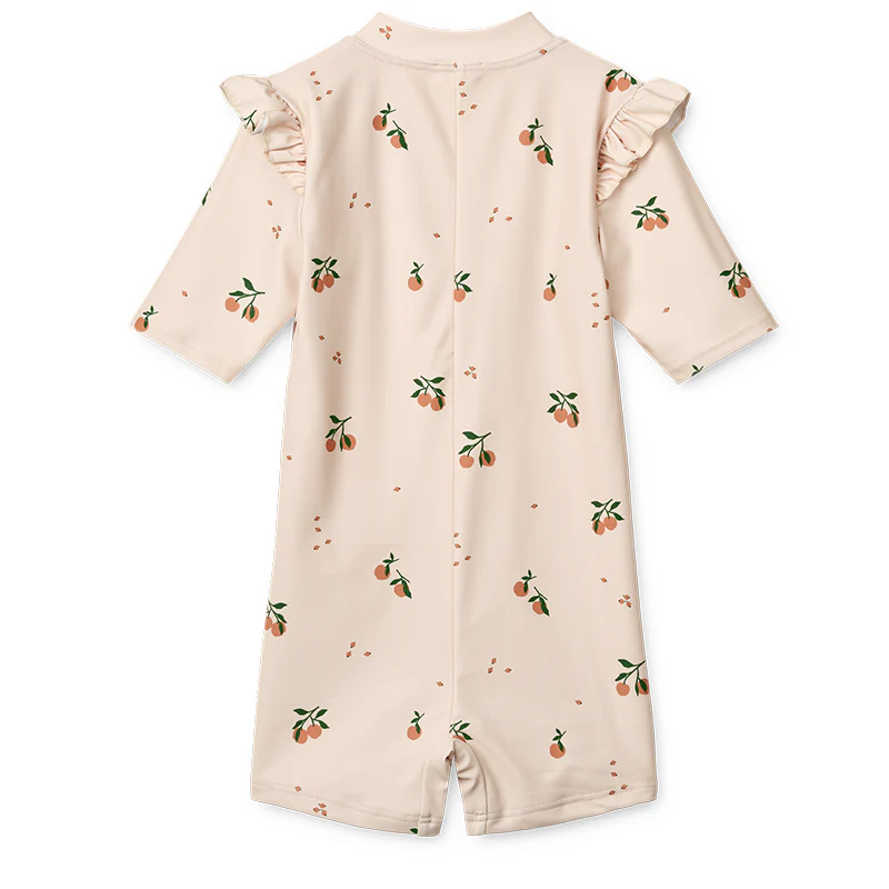 Liewood  Bade-Jumpsuit 'Amel' Peach/Sea Shell - Image 3