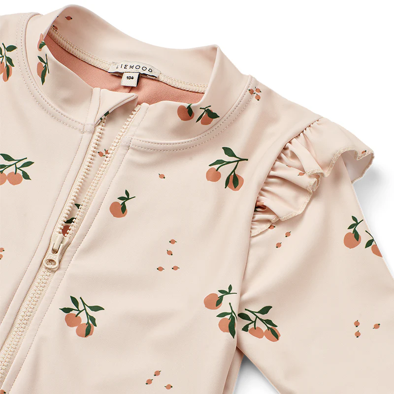 Liewood  Bade-Jumpsuit 'Amel' Peach/Sea Shell - Image 4