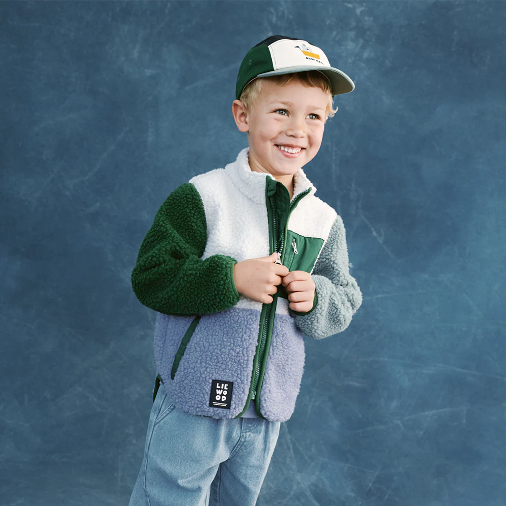 Liewood Cap 'Rory' Blue Fog Multi Mix - Image 2