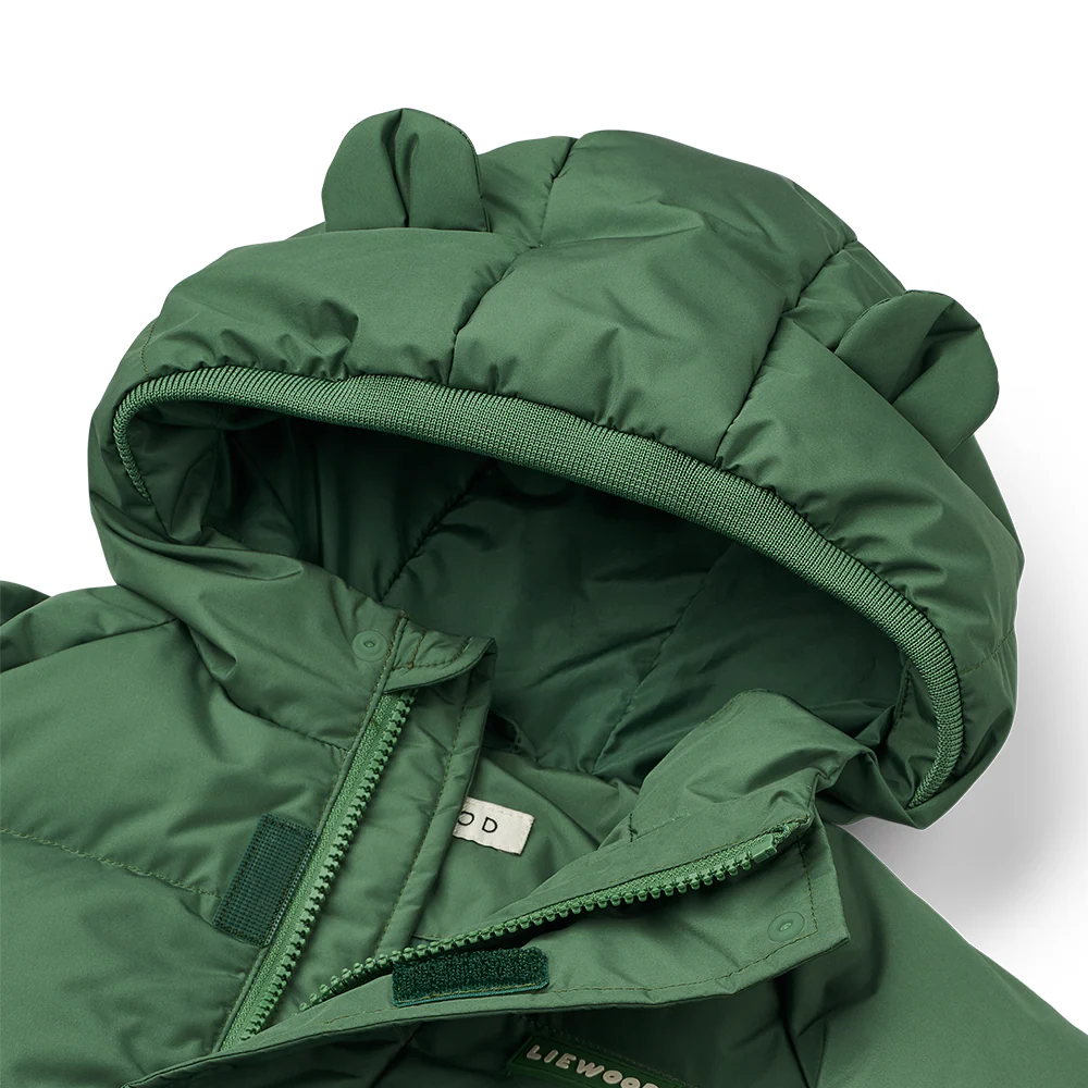 Liewood  Daunenjacke mit Öhrchen 'Adelina' Dusty Ivy - Image 4