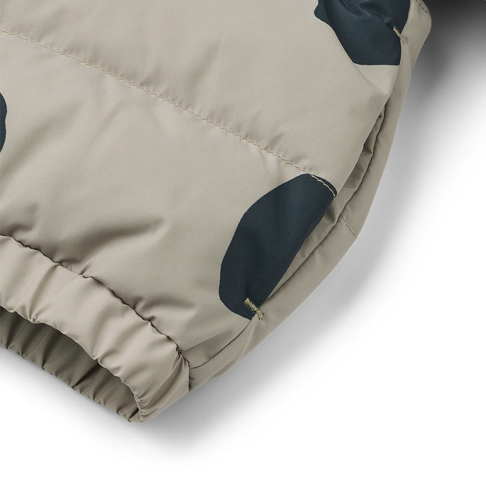 Liewood  Daunenjacke mit Öhrchen 'Adelina' Spot Dots/Mist - Image 5